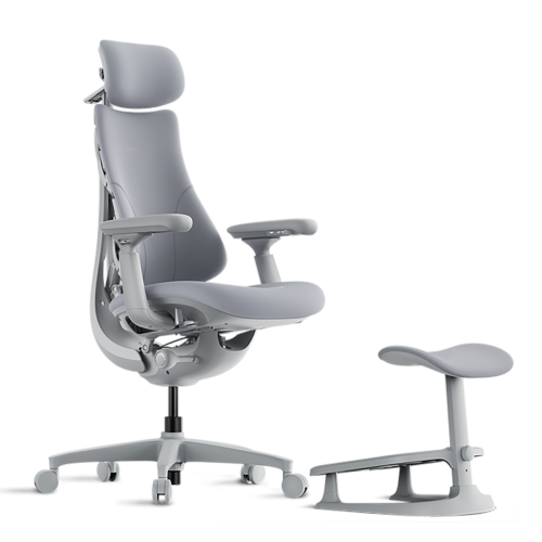 Кресло LiberNovo Omni Dynamic OC1 Space Grey, 45 см, глобальная версия, с подставкой под ноги