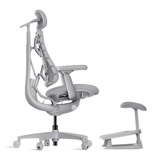 Кресло LiberNovo Omni Dynamic OC1 Space Grey, 48 см, глобальная версия, с подставкой под ноги