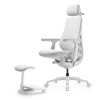 Кресло LiberNovo Maxis Airflow (версия с вентиляцией), размер 52 см, цвет Glacier, с подставкой для ног. Глобальная версия