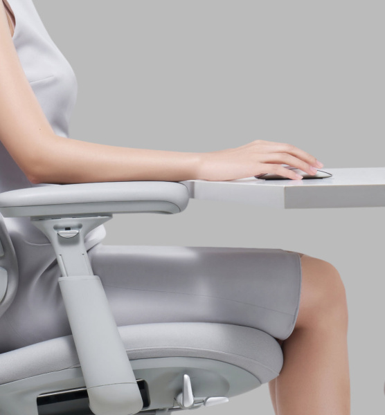 Кресло LiberNovo Omni Dynamic OC1 Space Grey, 45 см, глобальная версия, с подставкой под ноги