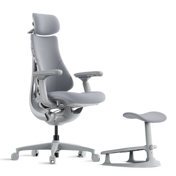 Кресло LiberNovo Omni Dynamic OC1 Space Grey, 45 см, глобальная версия, с подставкой под ноги